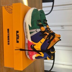 Nike Kids Green and Yellow Sneakers